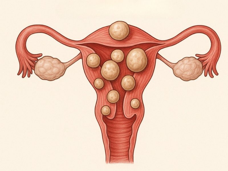 prikaz mioma na materici